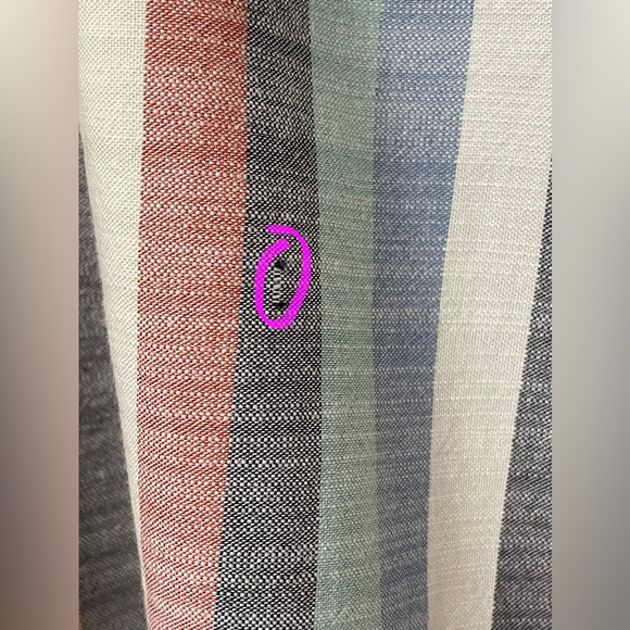 Madewell Multi-Color Hilltop Stripe Button-Up Top Size XS - Picture 7 of 9